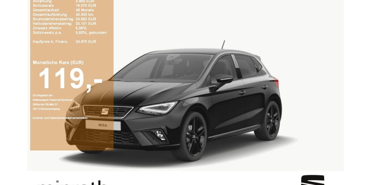 Seat Ibiza 1.119 km 24.970 &euro; Moers-Hülsdonk 47441