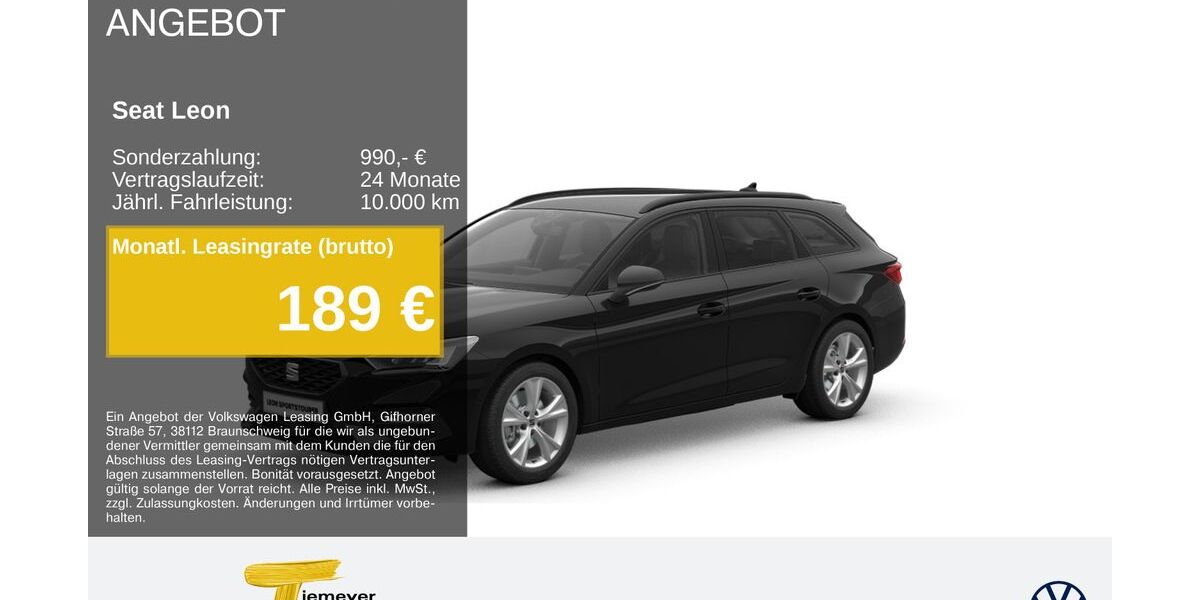 Seat Leon 21.934 km 27.590 &euro; Remscheid 42897