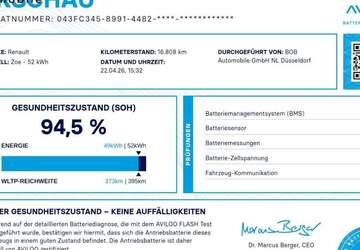 Renault ZOE 16.808 km 15.444 &euro; Düsseldorf 40233