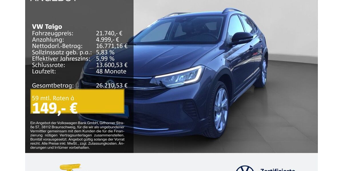 VW Taigo 9.571 km 19.980 &euro; Gelsenkirchen 45894