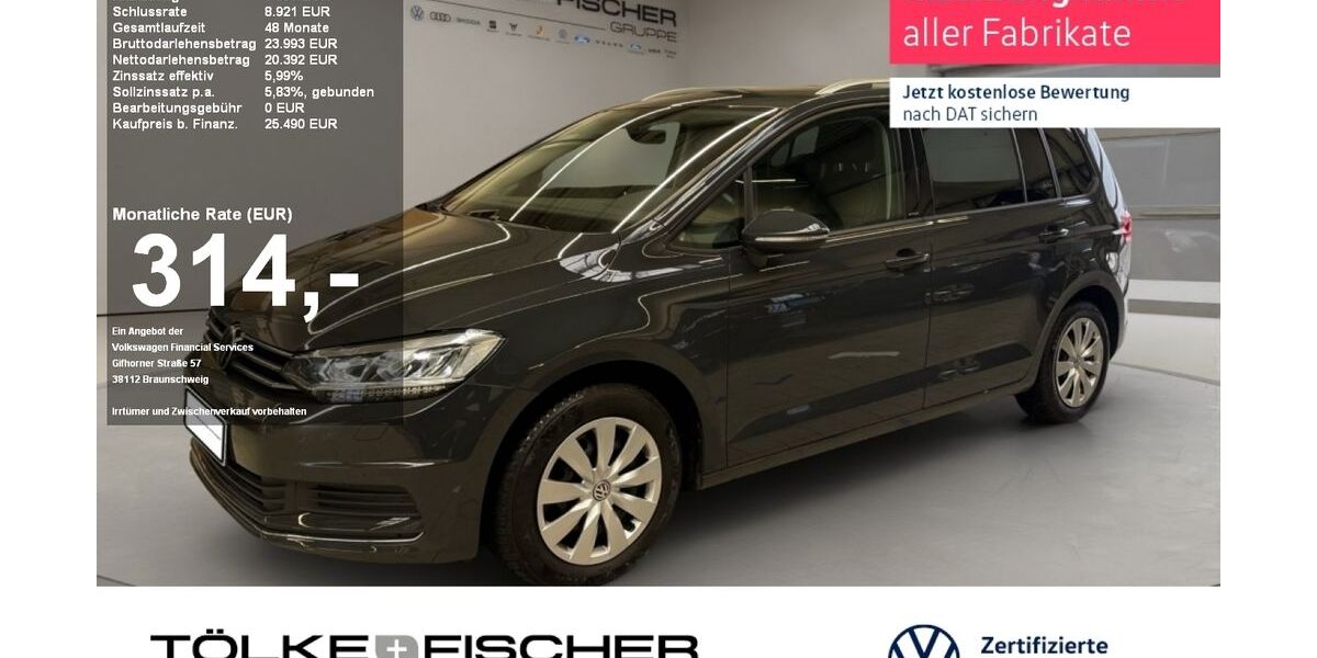 VW Touran 101.472 km 24.599 &euro; Krefeld 47805