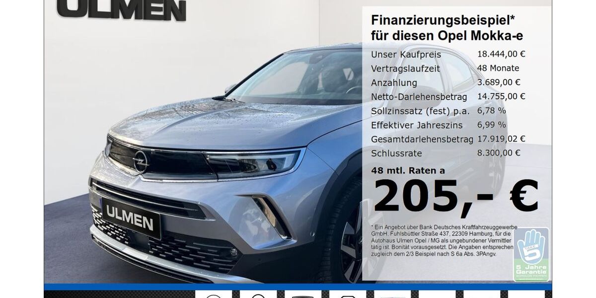 Opel Mokka-e 24.530 km 18.444 &euro; Düsseldorf 40231