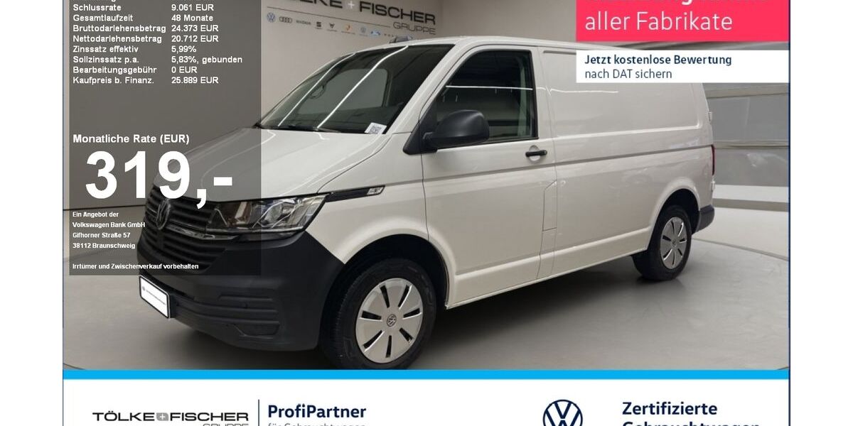 VW T6 Transporter 83.692 km 21.485 &euro; Krefeld 47805