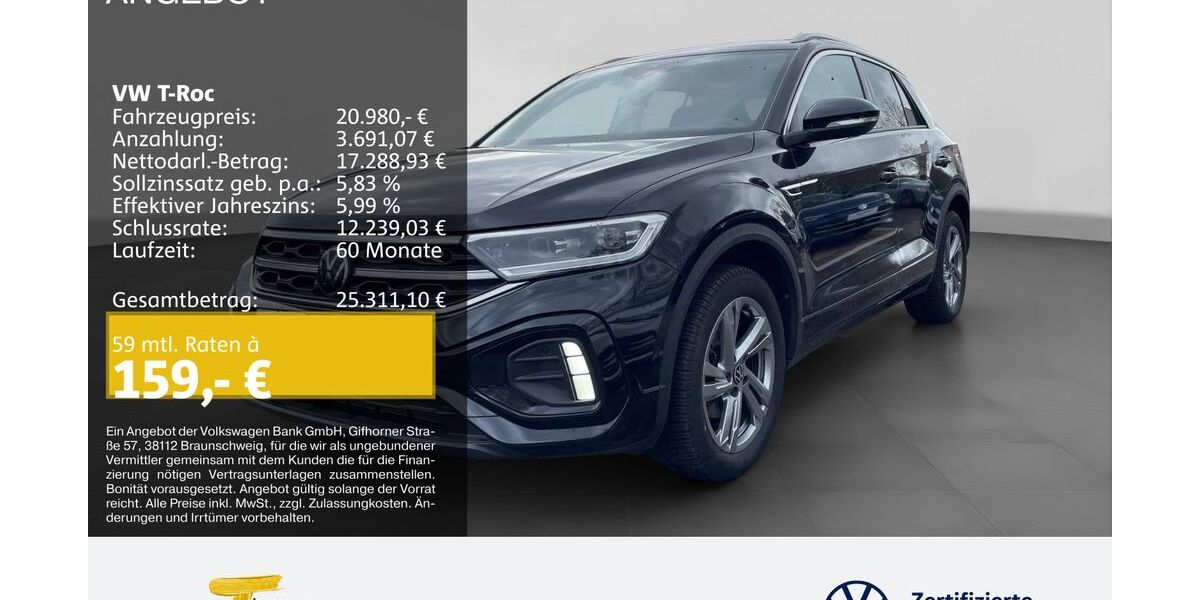 VW T-Roc 25.073 km 20.740 &euro; Duisburg 47059
