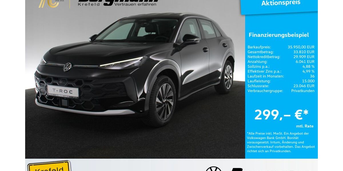 VW T-Roc 5.000 km 35.450 &euro; Krefeld 47803