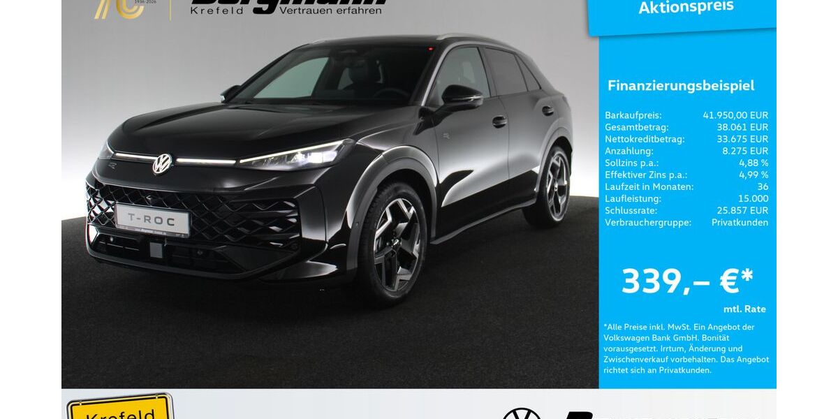 VW T-Roc 1.500 km 40.450 &euro; Krefeld 47803