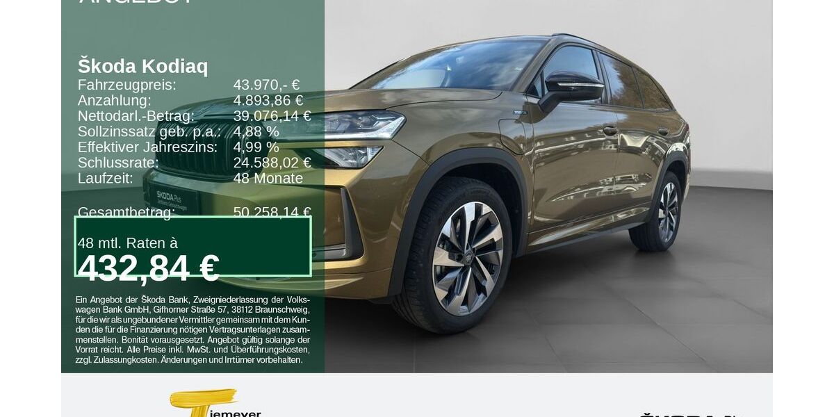 Skoda Kodiaq 6.647 km 43.390 &euro; Remscheid 42857