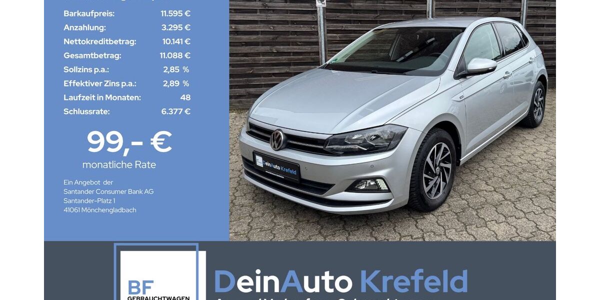 VW Polo 83.125 km 11.388 &euro; Krefeld 47839