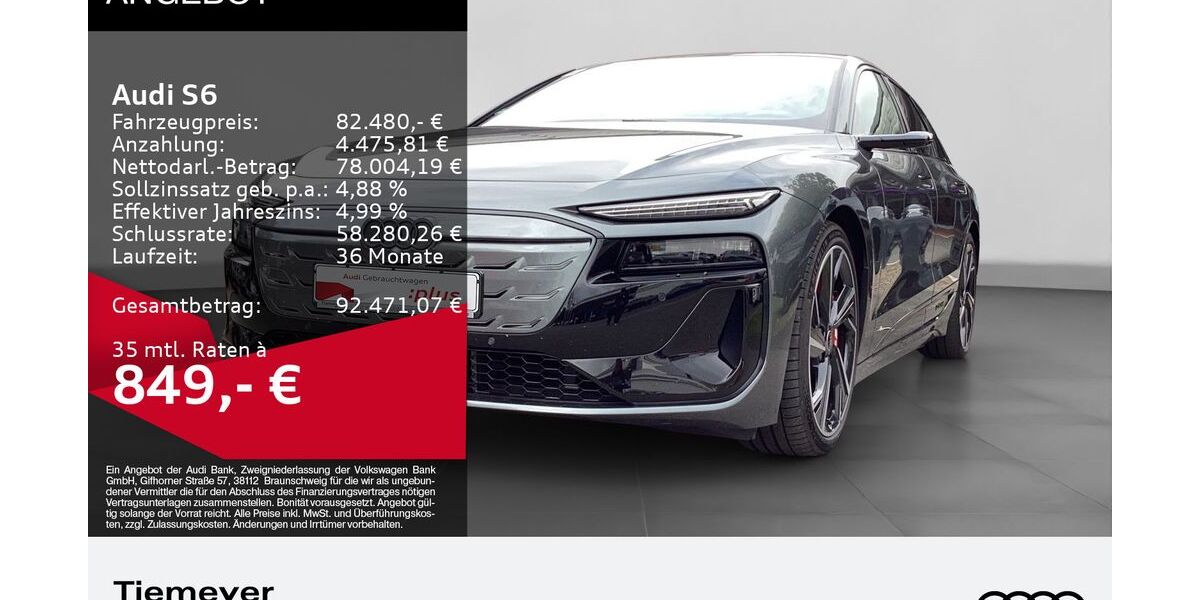Audi S6 6.999 km 81.480 &euro; Remscheid 42897