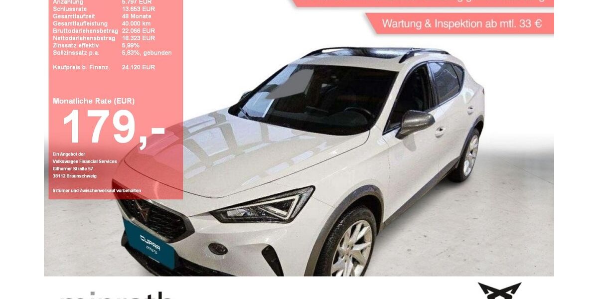 Cupra Formentor 99.153 km 23.110 &euro; Moers-Hülsdonk 47441