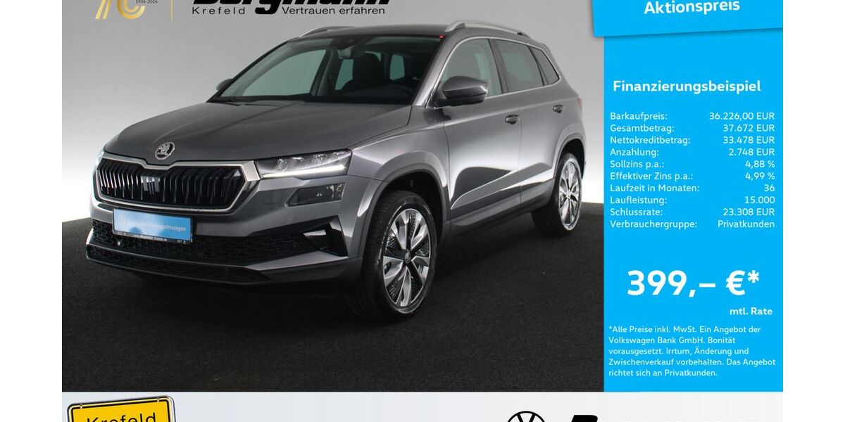 Skoda Karoq 1.010 km 34.997 &euro; Krefeld 47803