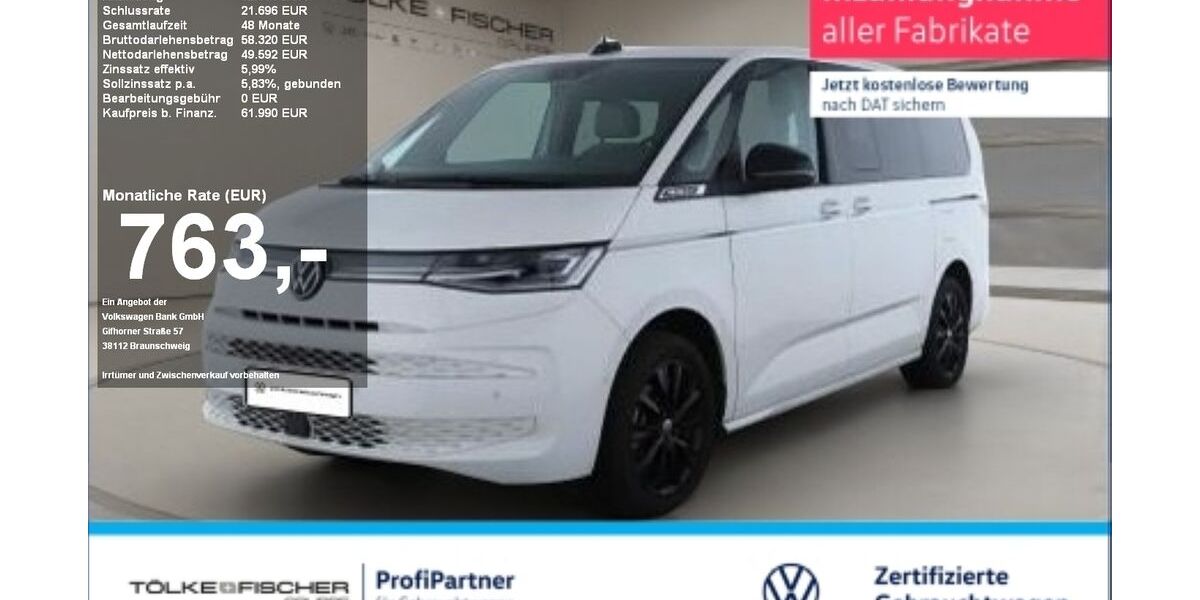 VW T7 Multivan 12.730 km 56.209 &euro; Krefeld 47805