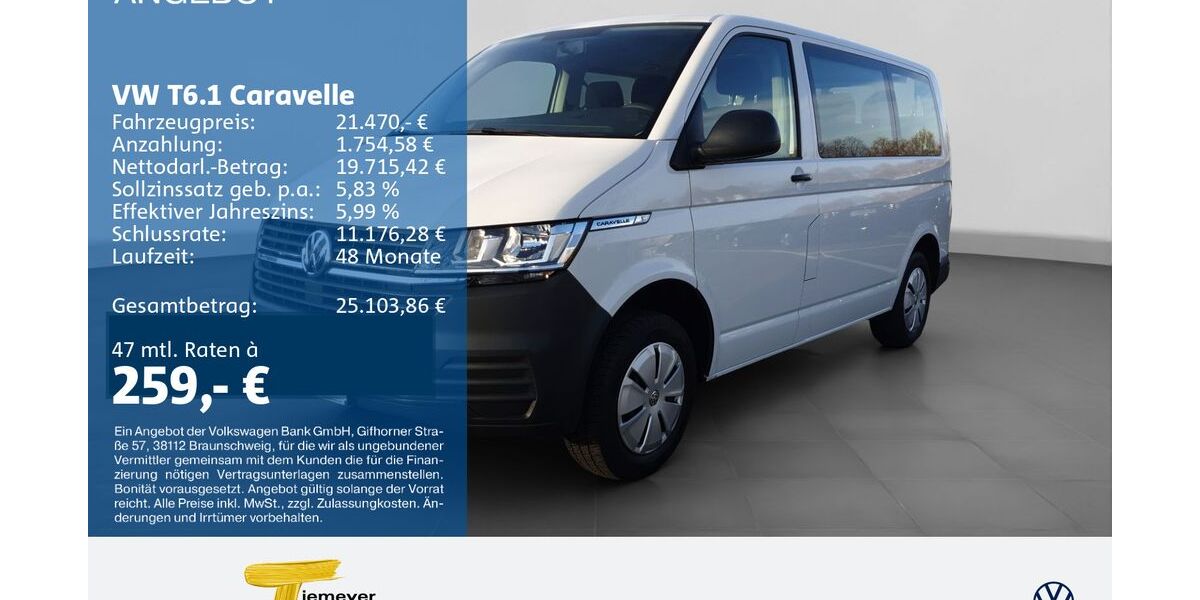 VW T6 Caravelle 93.315 km 20.770 &euro; Duisburg 47059