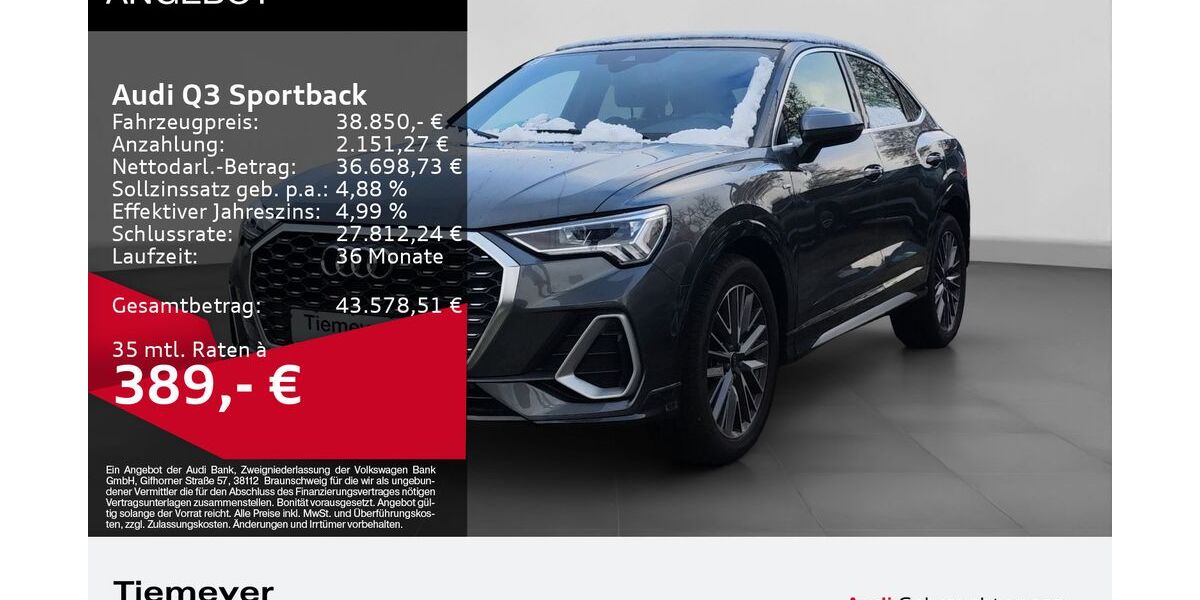 Audi Q3 12.000 km 36.950 &euro; Remscheid 42897