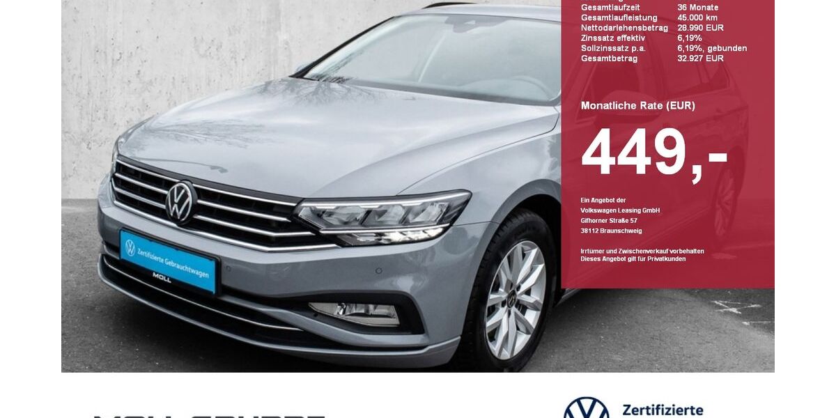 VW Passat Variant 44.804 km 28.990 &euro; Düsseldorf 40474