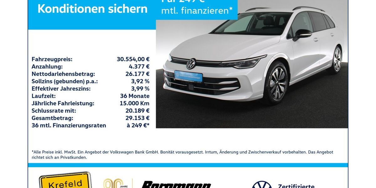 VW Golf 25.700 km 29.886 &euro; Krefeld 47803