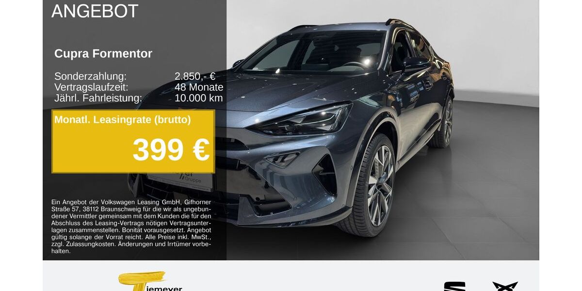 Cupra Formentor 1.999 km 42.990 &euro; Oberhausen 46145
