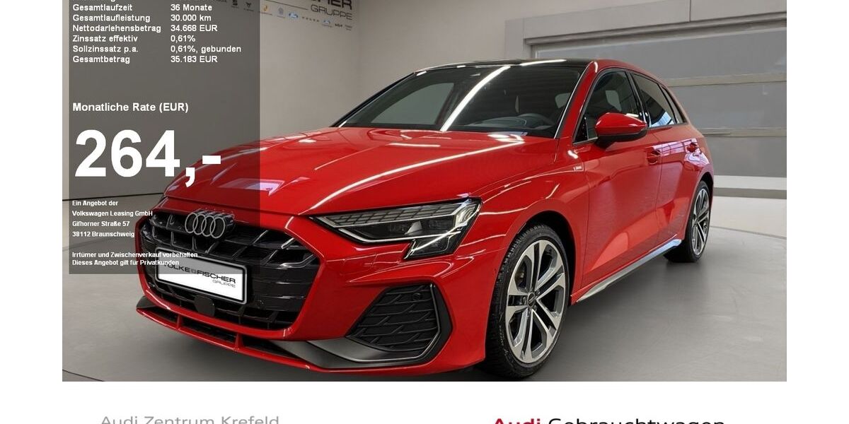 Audi A3 8.425 km 34.489 &euro; Krefeld 47805