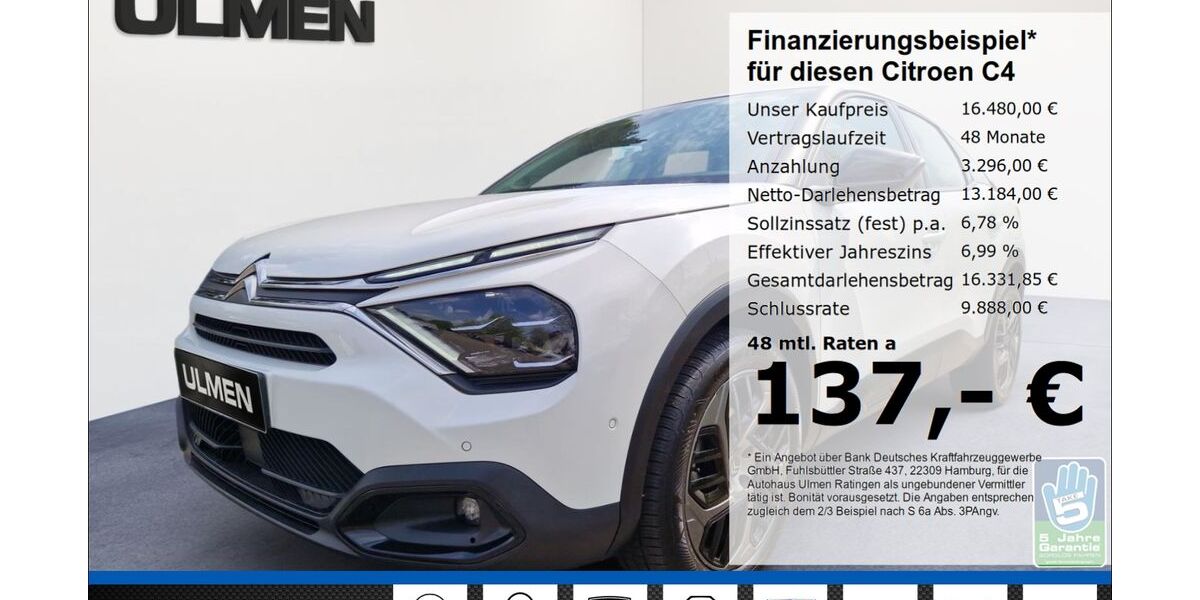 Citroen C4 26.408 km 16.480 &euro; Ratingen 40880