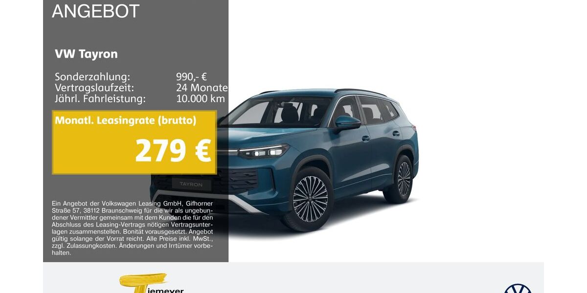 VW Tayron 27.108 km 39.320 &euro; Duisburg 47059