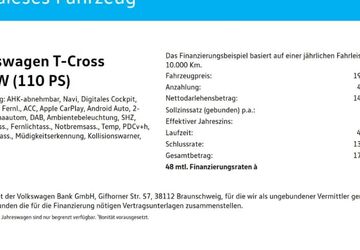 VW T-Cross 28.375 km 19.290 &euro; Wuppertal 42109