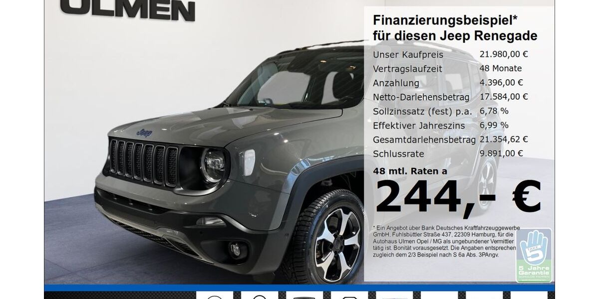 Jeep Renegade 99.810 km 21.980 &euro; Düsseldorf 40231