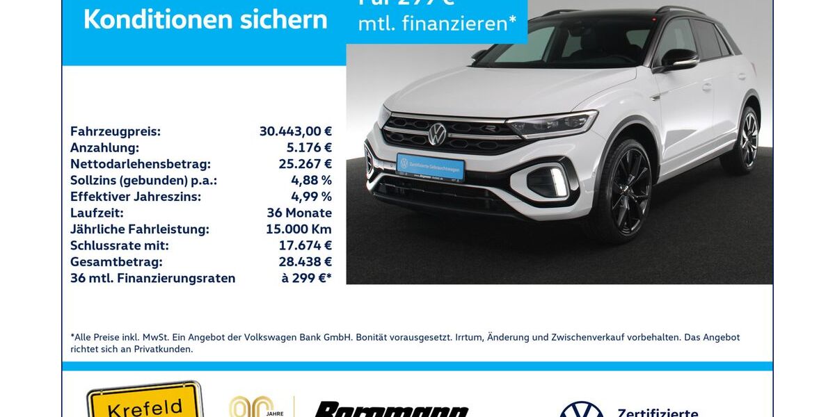 VW T-Roc 59.239 km 29.664 &euro; Krefeld 47803