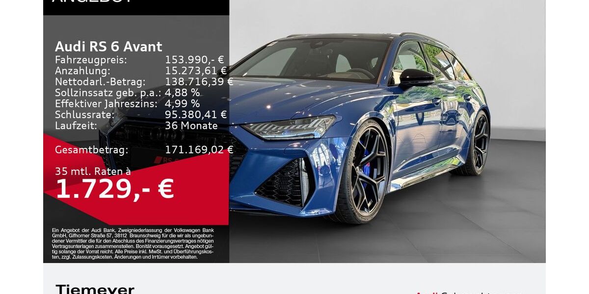 Audi RS6 2.200 km 153.990 &euro; Gelsenkirchen 45894
