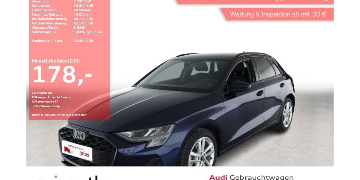 Audi A3 8.977 km 30.630 &euro; Moers-Hülsdonk 47441