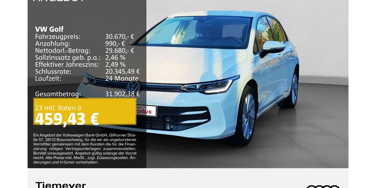 VW Golf 13.316 km 28.870 &euro; Remscheid 42897
