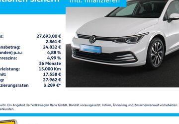 VW Golf 15.189 km 26.555 &euro; Krefeld 47803